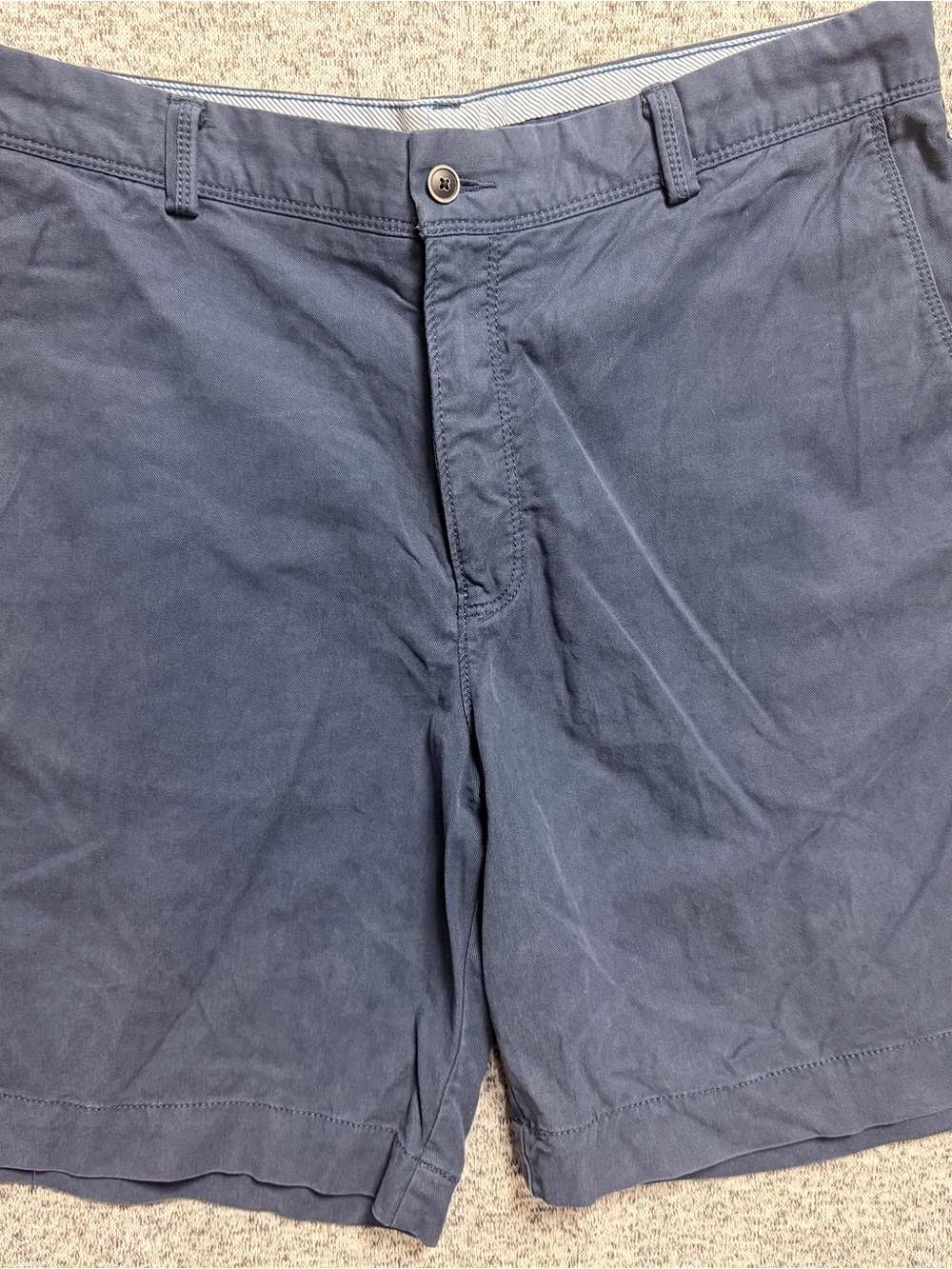 Men's Blue Chino Casual Cotton Shorts